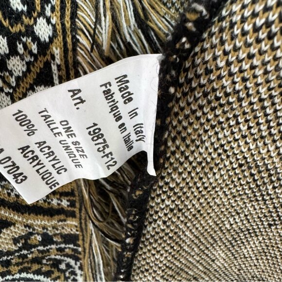 Nada Del Riccio cardigan wrap belted belt sweater fringe made in Italy brand new - Picture 15 of 16